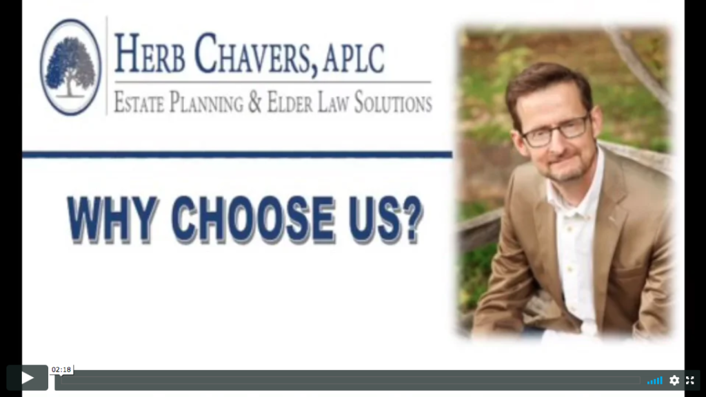 Herb Chavers Why Choose Us? Video